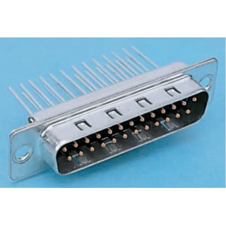 HARTING 50 Way Straight 2.76 mm Pitch Panel Mount Metal D-Sub Connector Male 09670505607