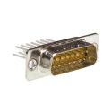 HARTING D-Sub Connector Panel Mount Metal Housing 15 Contacts 7.5A 1kV Pitch 2.74mm 09670155607