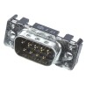 HARTING D-Sub 9 Way Straight 2.74 mm Pitch Through Hole D-Sub Connector with M3 Threaded Insert Male 09651217701