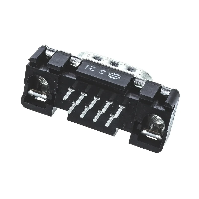 HARTING D-Sub 9 Way Straight 2.74 mm Pitch Through Hole D-Sub Connector with M3 Threaded Insert Male 09651217701