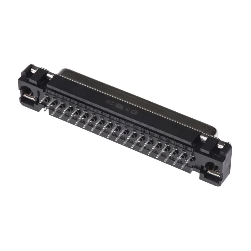 HARTING D-Sub 37 Way Straight 2.76 mm Pitch Through Hole Connector with M3 Threaded Insert Female 09664117501