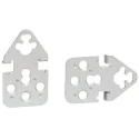 Legrand Zinc Alloy Wall Bracket for Use with Atlantic Metal Cabinet 70 mm x 70 mm x 70 mm 0 364 04