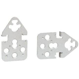 Legrand Zinc Alloy Wall Bracket for Use with Atlantic Metal Cabinet 70 mm x 70 mm x 70 mm 0 364 04