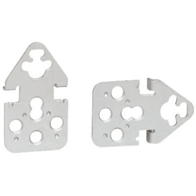 Legrand Zinc Alloy Wall Bracket for Use with Atlantic Metal Cabinet 70 mm x 70 mm x 70 mm 0 364 04