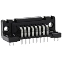 HARTING 15 Way Right Angle 2.74 mm Pitch Through Hole D-Sub Connector with Board Lock Male 09652627811