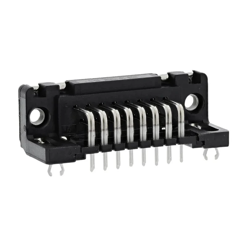 HARTING 15 Way Right Angle 2.74 mm Pitch Through Hole D-Sub Connector with Board Lock Male 09652627811