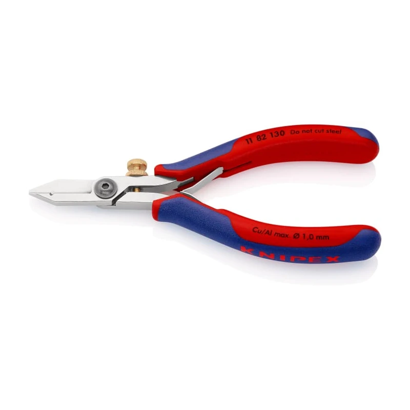 Knipex Multi-Core, Single Core Comfort Grip Stripping Scissors 0.03 to 1 mm² 130mm Overall 11 82 130