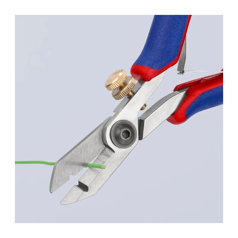 Knipex Multi-Core, Single Core Comfort Grip Stripping Scissors 0.03 to 1 mm² 130mm Overall 11 82 130