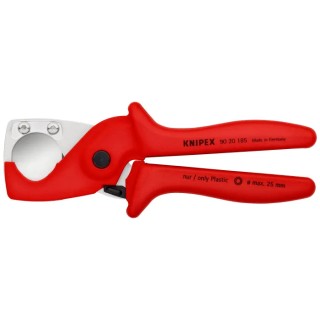 Knipex PlastiCut® Pipe Cutter 25 mm Cutting Capacity, Plastic Material Cut, Glass Fibre Reinforced Plastic Body 90 20 185