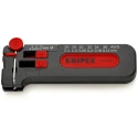 Knipex Mini Stripping Tool Insulated Handle 0.12 to 0.4 mm² Stripping Range 100mm Overall Length 12 80 040 RS