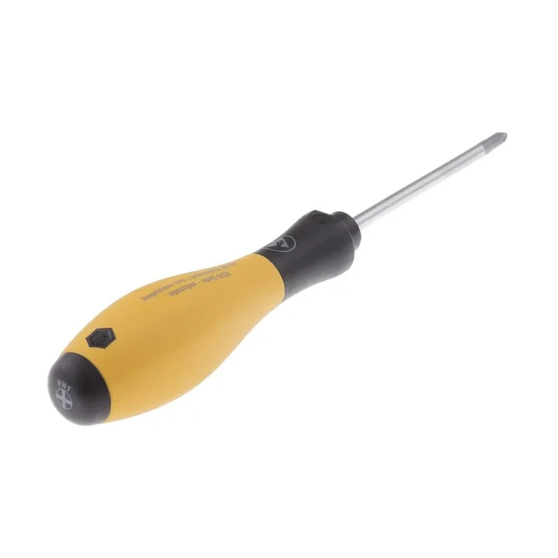 Wiha Standard Philips Screwdriver PH1 Tip 80 mm Blade Bi-Material Handle 191 mm Overall 08185