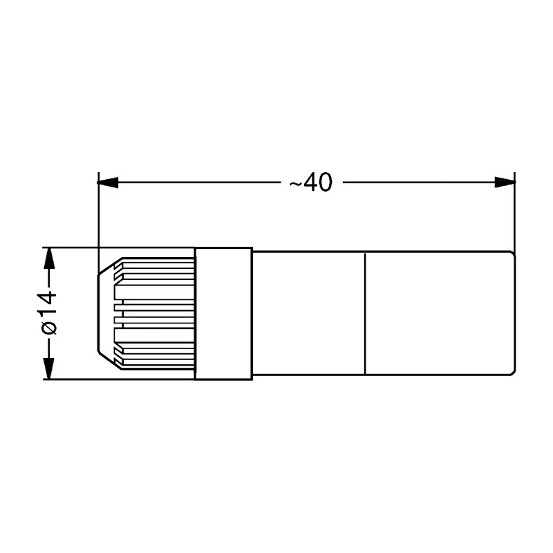 LEMO Circular Connector, 5 Contacts, Cable Mount, Socket Female, IP50, Redel P Series PRG.M0.5GL.LC52A