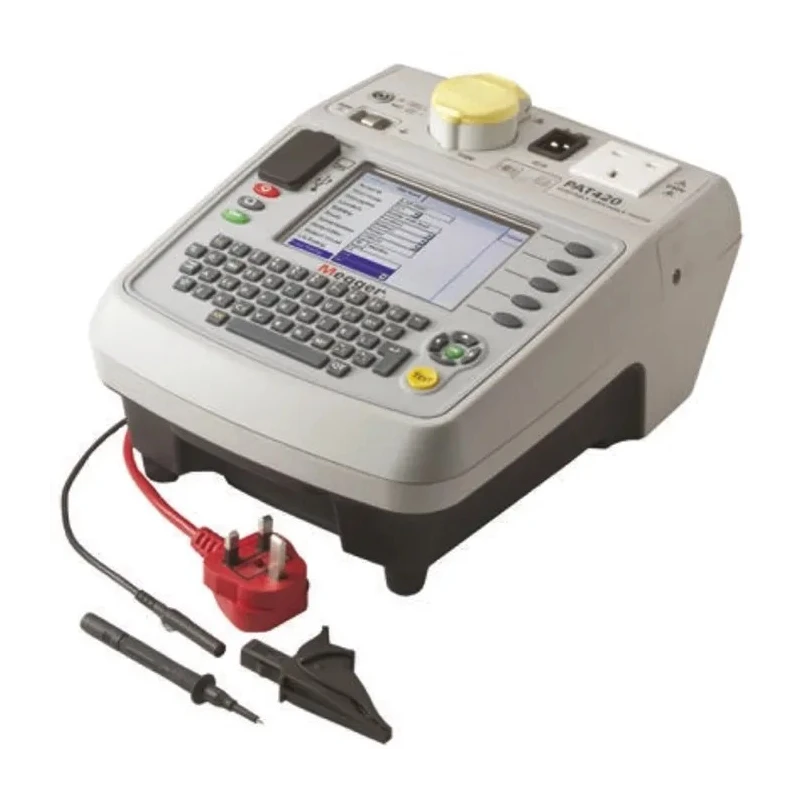 Megger PAT Tester, Pass/Fail PAT, Class II and Class I Test Type, Automatic and Manual Testing Method PAT420