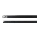 HellermannTyton Cable Tie Roller Ball Black Polyester Coated Stainless Steel 201 mm x 7.9mm 111-00294 MBT8HFC-SP/SS316-BK