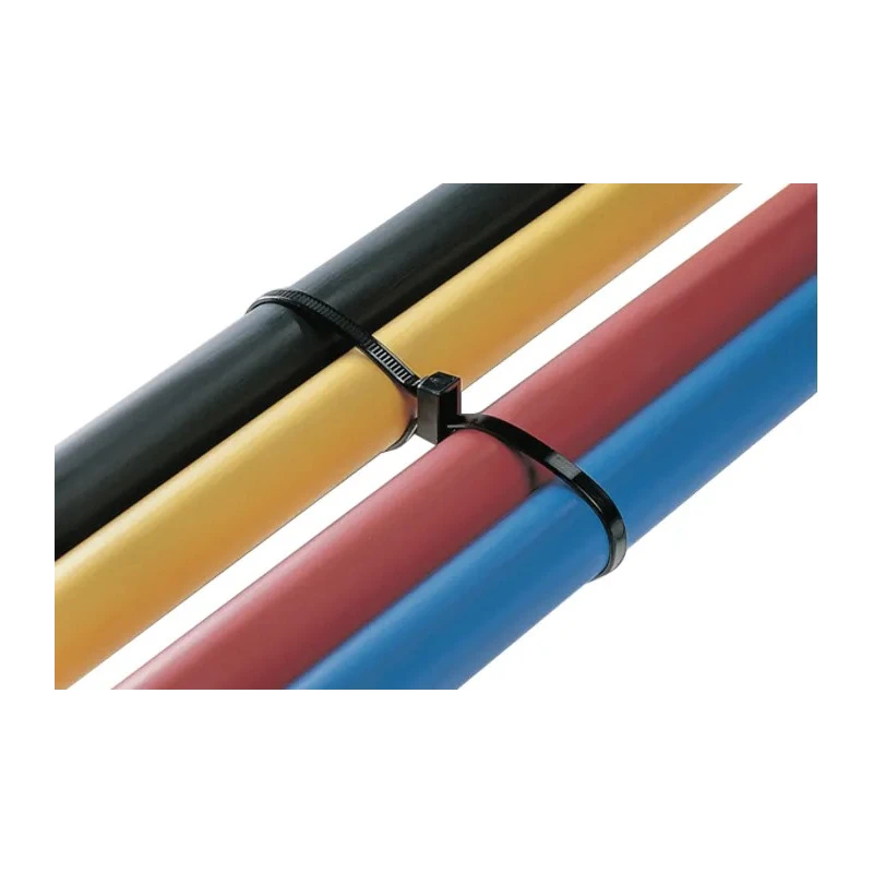 HellermannTyton Cable Tie Double Headed 395 mm Length x 4.7 mm Width Black Polyamide 66 117-05460 T50LDH-PA66W-BK