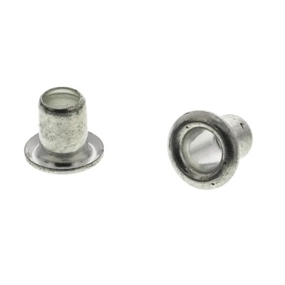 Keystone Wide Roll Eyelet PCB Rivet for 3.2 mm Diameter, 4 mm Length 45