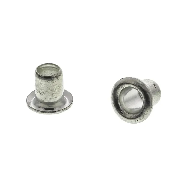 Keystone Wide Roll Eyelet PCB Rivet for 3.2 mm Diameter, 4 mm Length 45