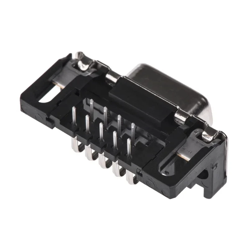 HARTING D-Sub 9 Way Right Angle 2.74 mm Pitch Through Hole D-Sub Connector with M3 Threaded Insert Female 09661127601