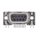 HARTING D-Sub 9 Way Right Angle 2.74 mm Pitch Through Hole D-Sub Connector with Board Lock Female 09661527611