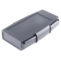 CAMDENBOSS Black ABS Handheld Enclosure Integral Battery Compartment IP54 IP65 185mm x 35mm x 110mm CHH664BBK