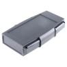 CAMDENBOSS Black ABS Handheld Enclosure Integral Battery Compartment IP54 IP65 185mm x 35mm x 110mm CHH664BBK