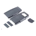 CAMDENBOSS Black ABS Handheld Enclosure Integral Battery Compartment IP54 IP65 185mm x 35mm x 110mm CHH664BBK