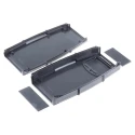 CAMDENBOSS Black ABS Handheld Enclosure Integral Battery Compartment IP54 IP65 185mm x 35mm x 110mm CHH664BBK