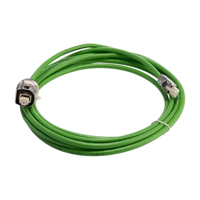 Siemens Signal Cable for Use with SINAMICS DRIVE-CLiQ, 5m Length 6FX5002-2DC10-1AF0