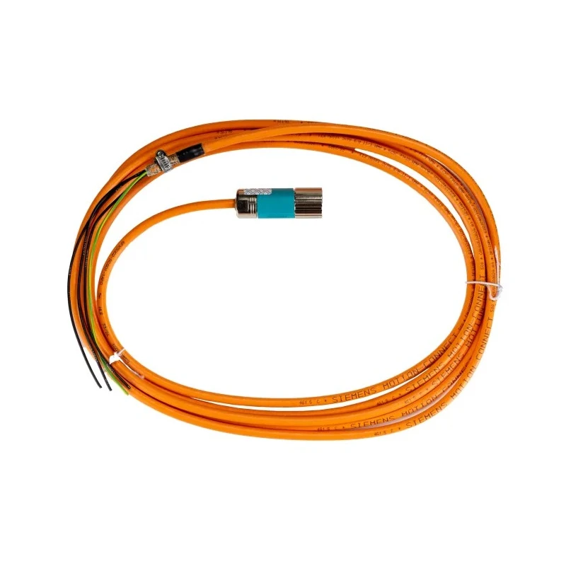 Siemens Power Cable for Motor Use 5m Length 600V Rating Germany 6FX5002-5CG01-1AF0