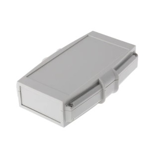 CAMDENBOSS Grey ABS Handheld Enclosure Integral Battery Compartment IP65 IP54 145mm x 35mm x 95mm CHH662BGY