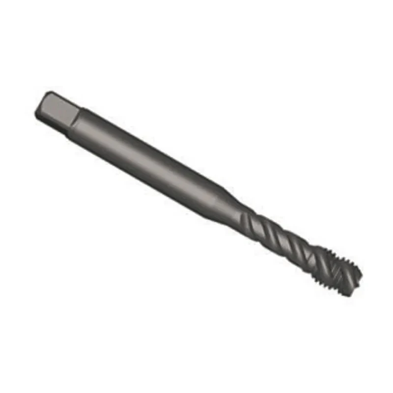 Dormer Cobalt High Speed Steel Metric Standard Machine Threading Tap, Spiral Flute, M2.5 Thread, 50mm Length EX01M2.5