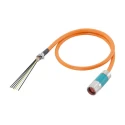 Siemens Power Cable for Motor Use 2m Length, 600V/1000V Rated, 6FX5002-5CG01-1AC0