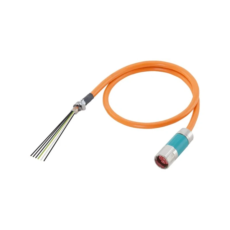 Siemens Power Cable for Motor Use 2m Length, 600V/1000V Rated, 6FX5002-5CG01-1AC0