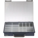 Raaco 17 Cell Grey Transparent Polypropylene Compartment Box 57 mm x 340 mm x 265 mm 136228