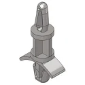 Essentra Nylon PCB Support Pillar 4.8 mm Height 23.4 mm Overall Height 14.2 mm Support Base Width for 4 mm PCB Hole LCBS-3-01