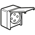 Legrand 32A Grey 1 Gang Plug Socket Plexo Indoor & Outdoor British Standard French German 0 558 75