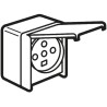 Legrand 32A Grey 1 Gang Surface Mount Plug Socket Plexo Indoor & Outdoor, German RJ45 British Standard French 0 558 77