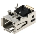 TE Connectivity Surface Right Angle Mini I/O Connector Female Unshielded 30 V 0.5 A 1981080-1