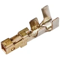TE Connectivity Dynamic 1000 Series Female Crimp Terminal, 3A, 28 AWG Min, 22 AWG Max, Gold Plated, Crimp 1827570-2
