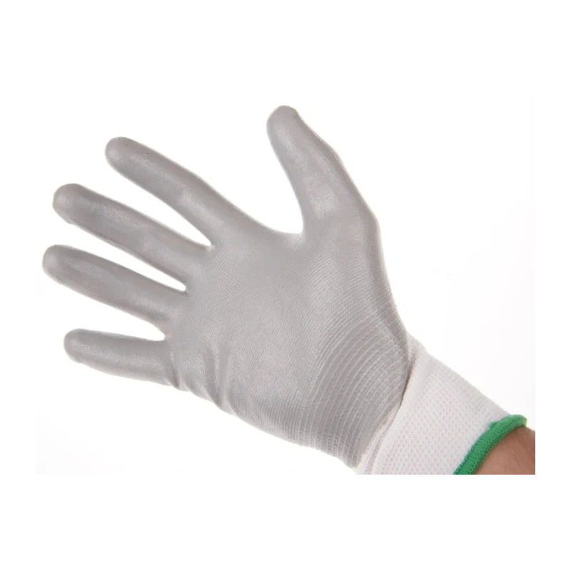 Polyco Healthline Grey Nitrile Foam Coated Work Gloves Size 8 Matrix Series 102-MAT