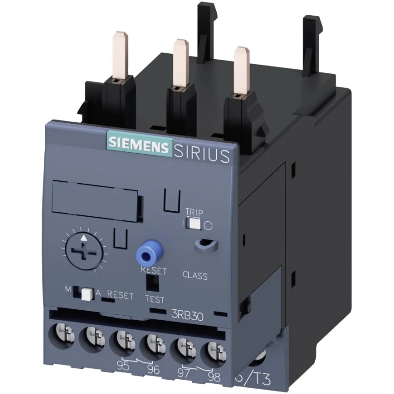 Siemens Solid State Overload Relay 1 NO/1 NC, 10A - 40A Adjustable Current Range, 40A Contact Rating, 18.5 kW 3RB3026-2VB0