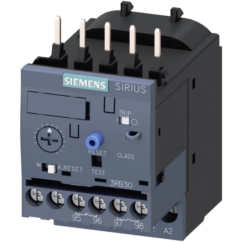 Siemens Solid State Overload Relay 1 NO/1 NC, 0.32 to 1.25 A Adjustable Current Range, 1.25 A Relay Contact 3RB3016-1NB0