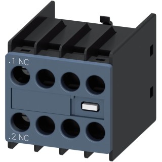 Siemens Auxiliary Contact, 1 Contact 1 NC, Snap-On Mount, 6A, 250 V DC 690 V AC, Rated Insulation 690V, 3RH2911-1HA01
