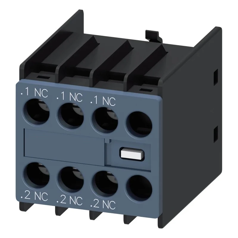 Siemens Auxiliary Contact, 3 Contact, 3 NC, SIRIUS Innovation, Snap-On Mount, 10 A, 250 V dc, 690 V ac 3RH2911-1HA03