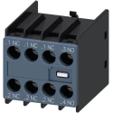 Siemens Auxiliary Contact 4 Contact 1 NO 3 NC Snap-On 6 A 250 V dc 690 V ac 3RH2911-1HA13