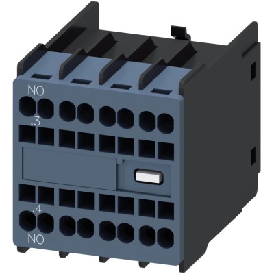 Siemens Auxiliary Contact 1 Contact 1 NO Snap-On 10 A 250 V dc 690 V ac 3RH2911-2HA10