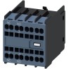 Siemens Auxiliary Contact 2 Contact 1 NO/1 NC Snap-On 10 A 250 V dc 690 V ac 3RH2911-2HA11