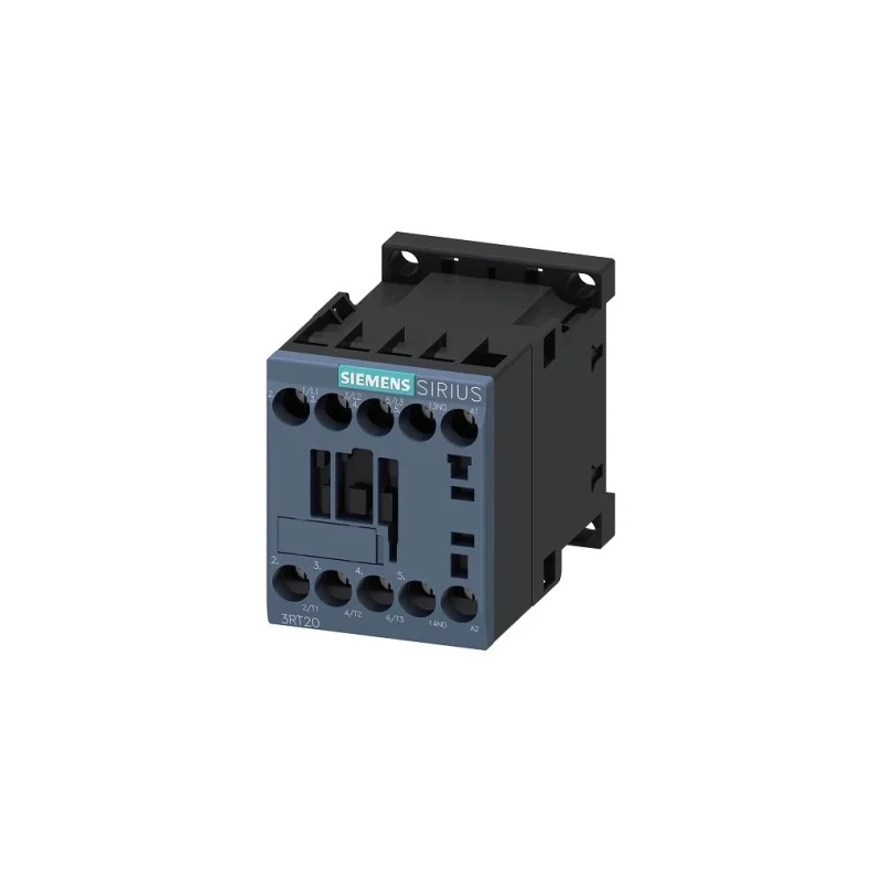 Siemens 3RT2 Motor Control Contactor with 110V AC Coil, 3 Pole, 7 A, 3 kW Power Rating 3RT2015-1AF01