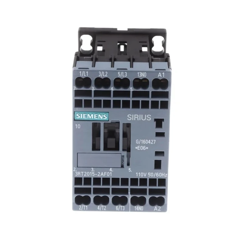 Siemens 3RT2 Contactor, Coil Voltage 110V AC, 3-Pole, Contact Current 7A, Power Rating 3kW, 3NO Auxiliary 3RT2015-2AF01
