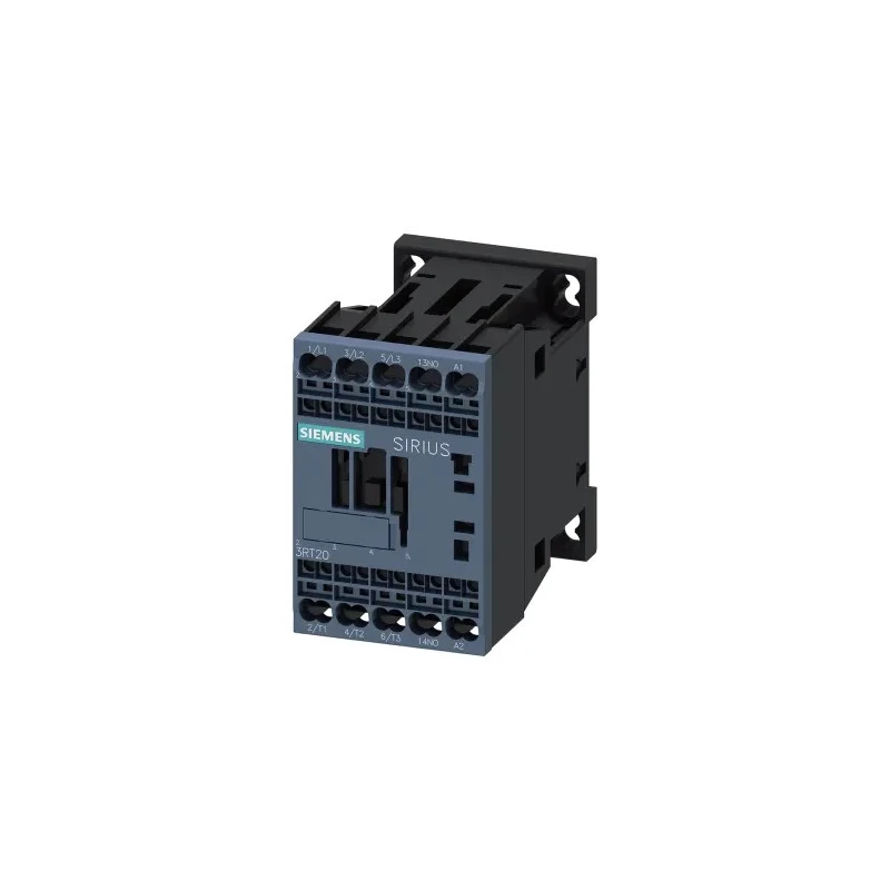 Siemens 3RT2015-2AB01 3RT2 Contactor, 24V AC Coil, 3-Pole, 7 A, 3 kW, 3 NO, 400V AC 3RT2015-2AB01